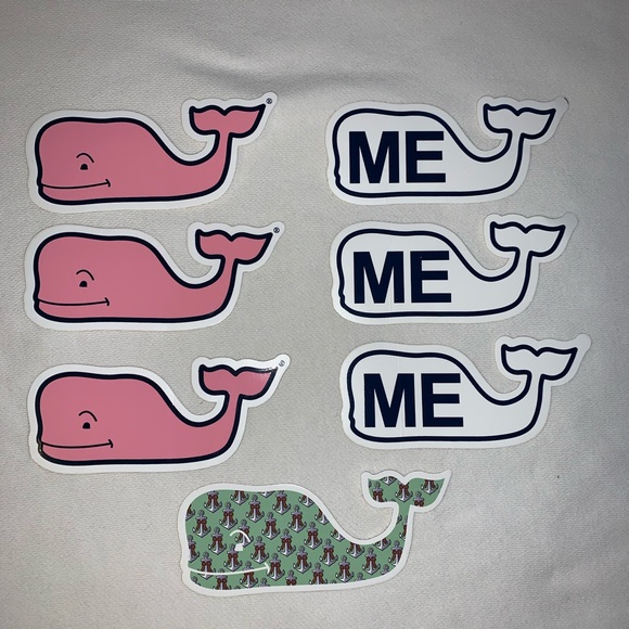 Vineyard Vines Other - sticker pack: vineyard vines whales